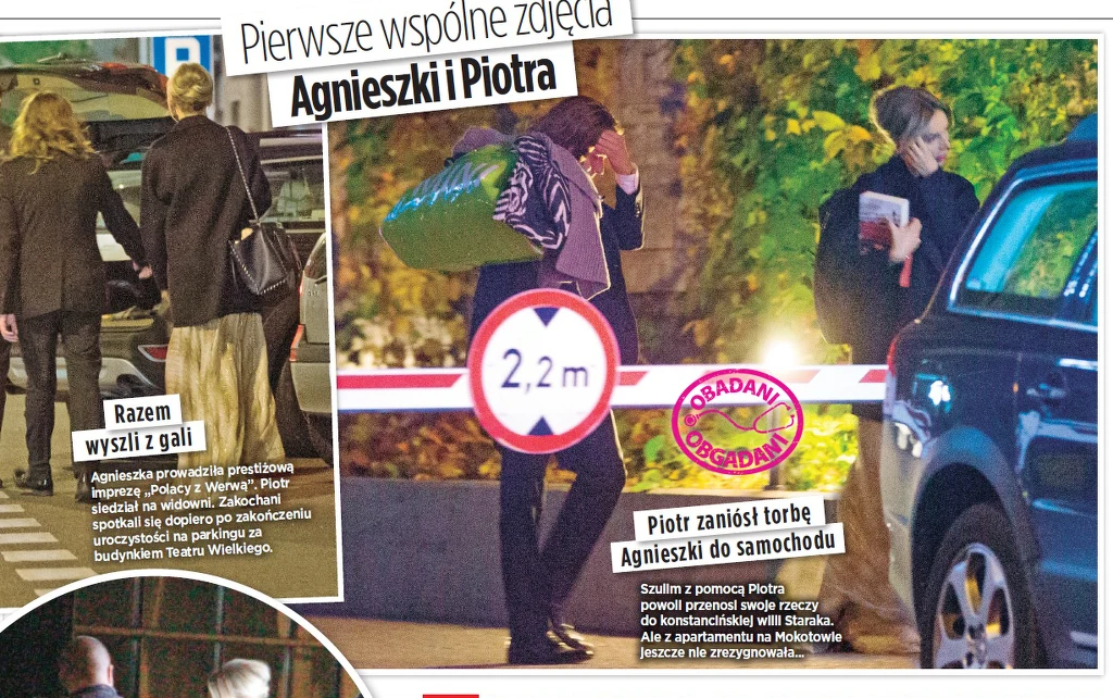 Zdjęcia Agnieszki Szulim i Piotra Woźniaka-Staraka publikuje magazyn "Show" Zdjęcia Agnieszki Szulim i Piotra Woźniaka-Staraka publikuje magazyn "Show"