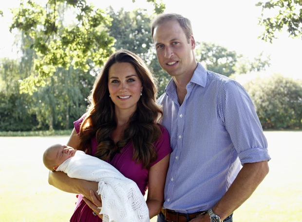 Księżna Kate i Książę William z synem