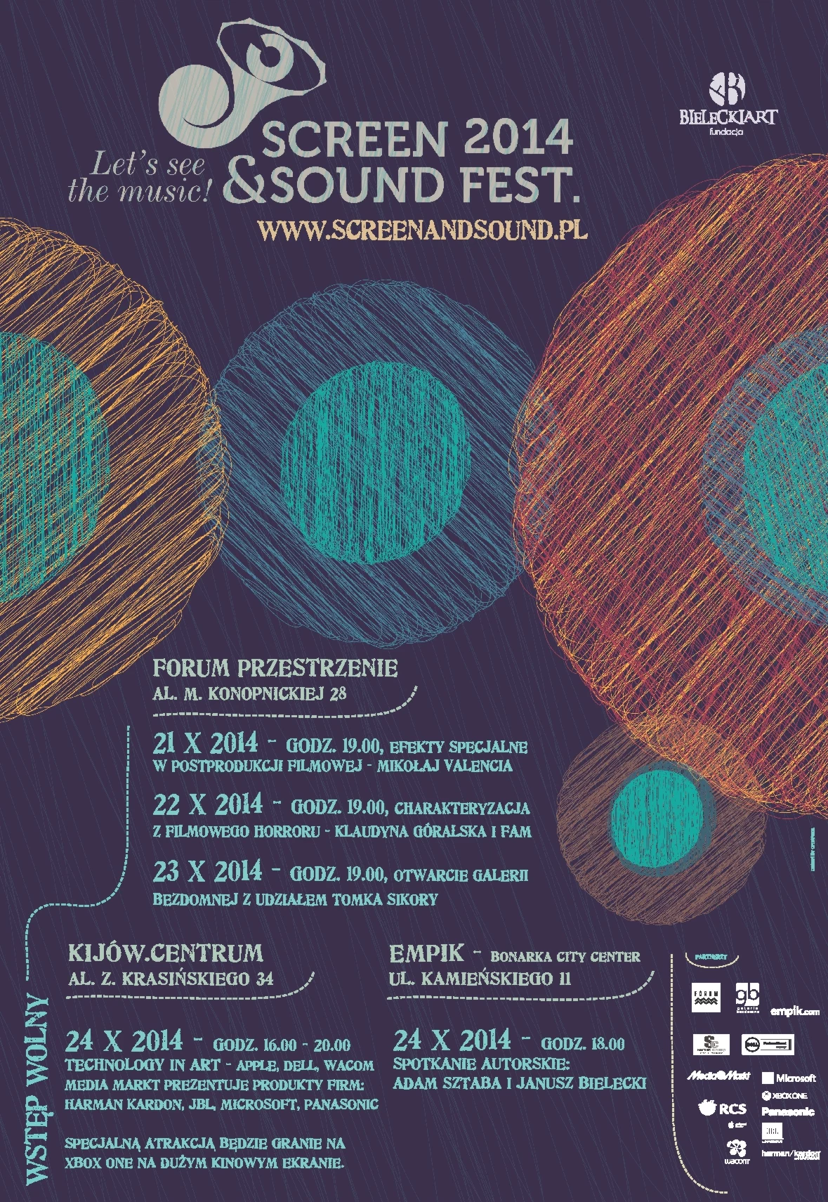 Screen & Sound Fest – Technology In Art – najnowocześniejsze techniki audio wideo w kinie KIJÓW