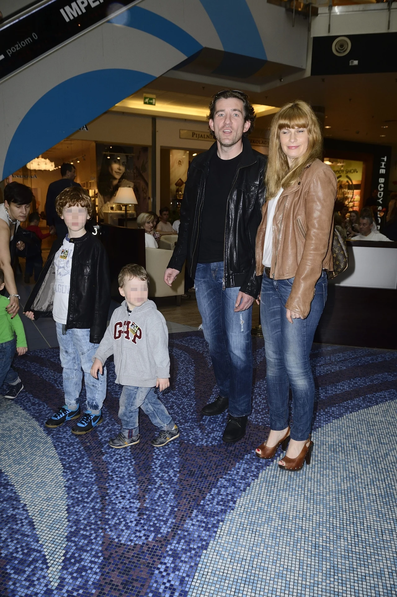 Z żoną Agnieszką Warchulską i synami Z żoną Agnieszką Warchulską i synami