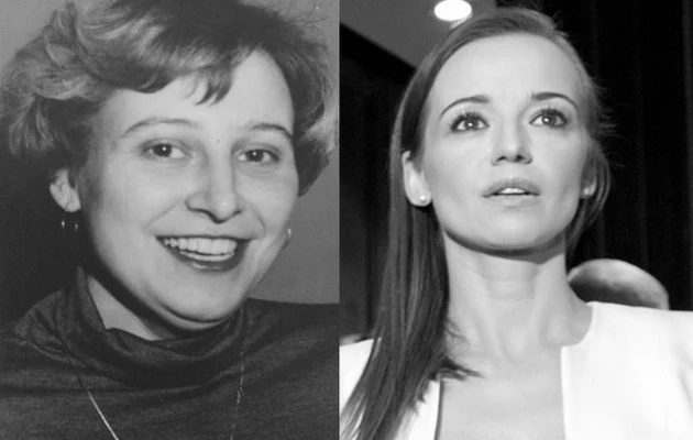Krystyna Przybylska (zdjęcie archiwalne) i Ania