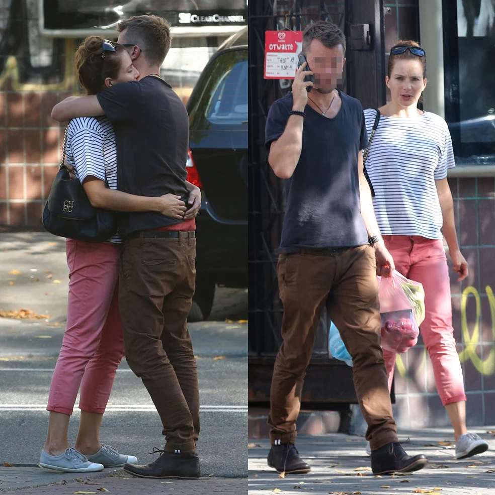 Anna Dereszowska z narzeczonym Anna Dereszowska z narzeczonym