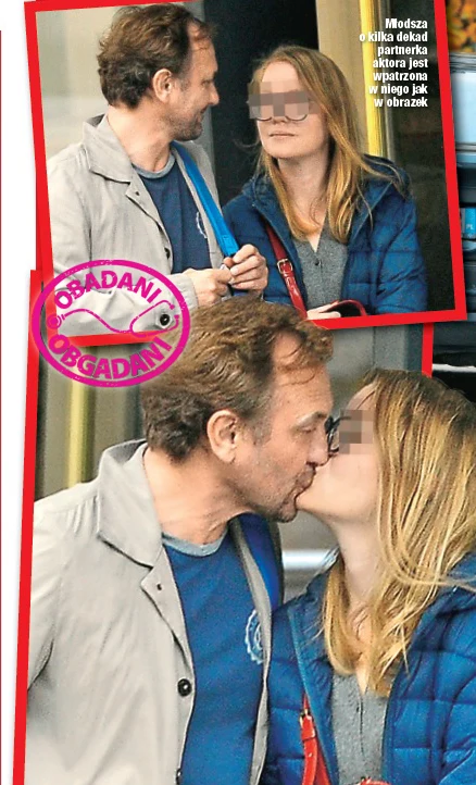 Andrzej Chyra przyłapalny z piękną blondynką Andrzej Chyra przyłapalny z piękną blondynką