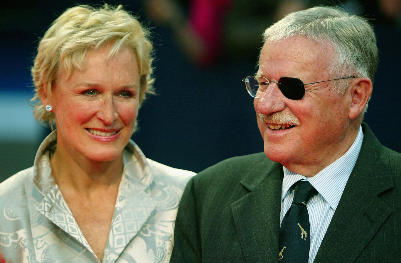 Glenn Close z ojcem Glenn Close z ojcem