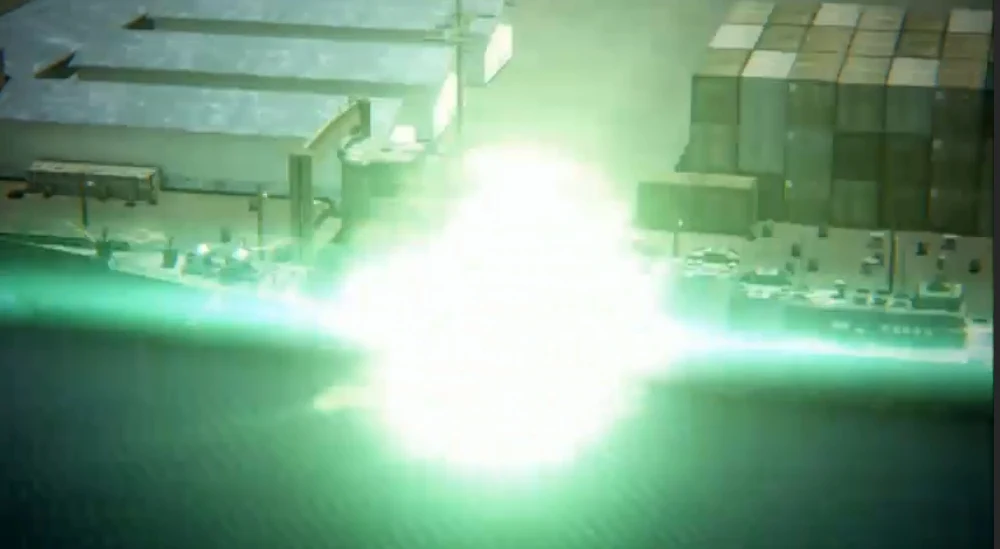 Statek zniknął i pojawił się w innym miejscu, zdj. History Channel