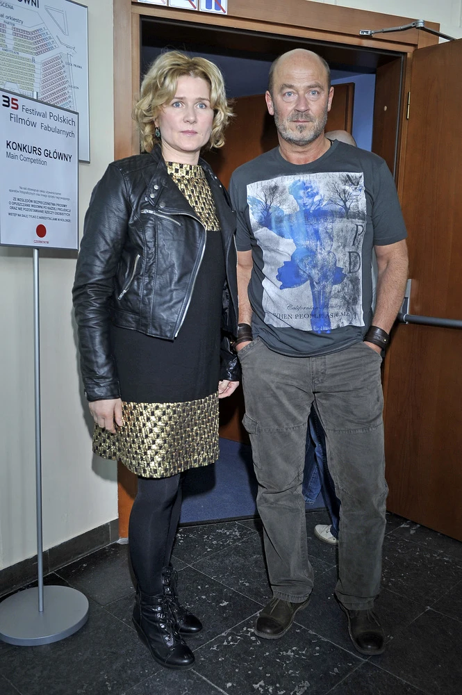 Z byłym mężem Janem Jakubem Kolskim Z byłym mężem Janem Jakubem Kolskim