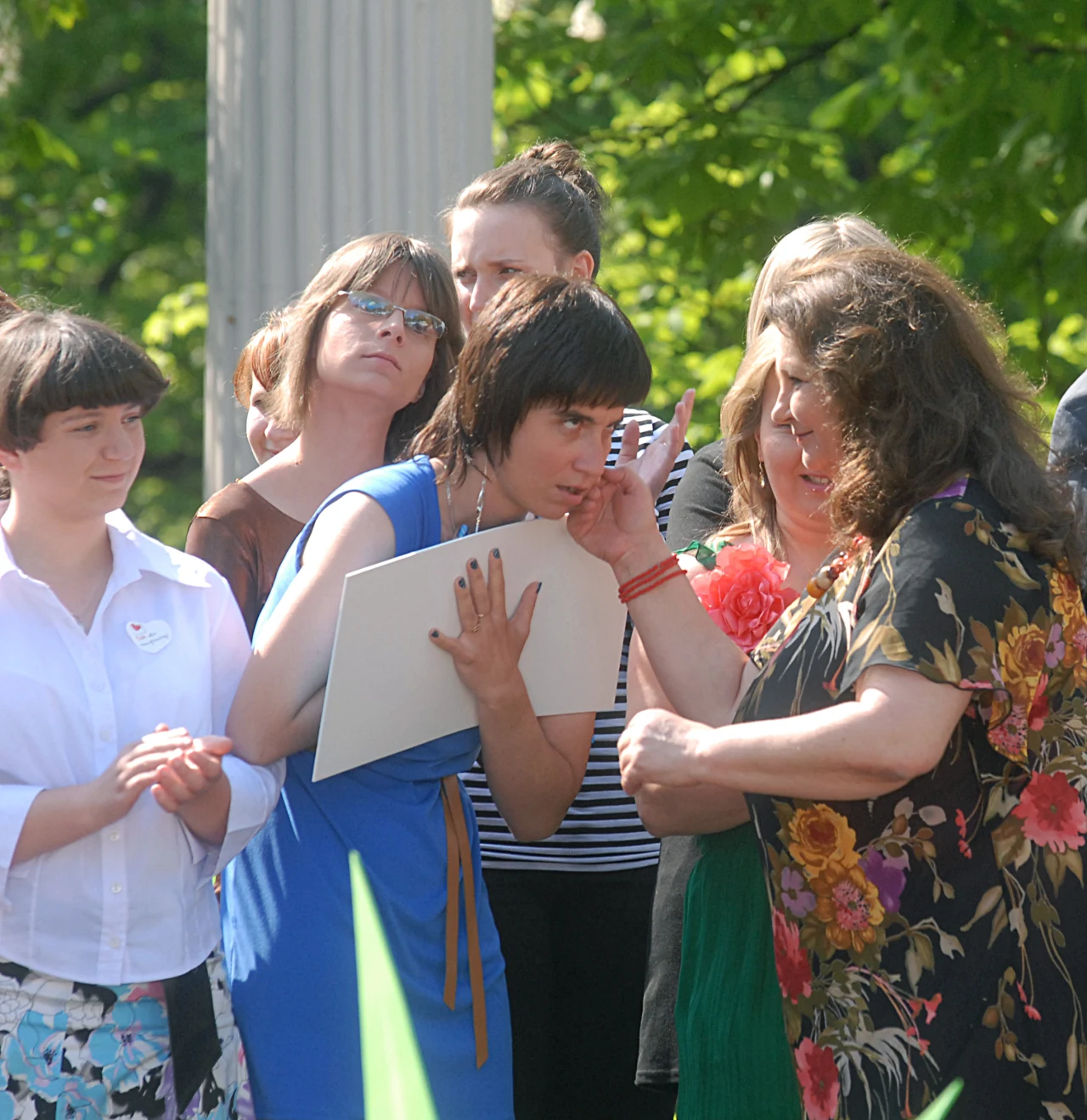 Anna Dymna ze swoimi podopiecznymi z findacji "Mimo wszystko" Anna Dymna ze swoimi podopiecznymi z findacji "Mimo wszystko"