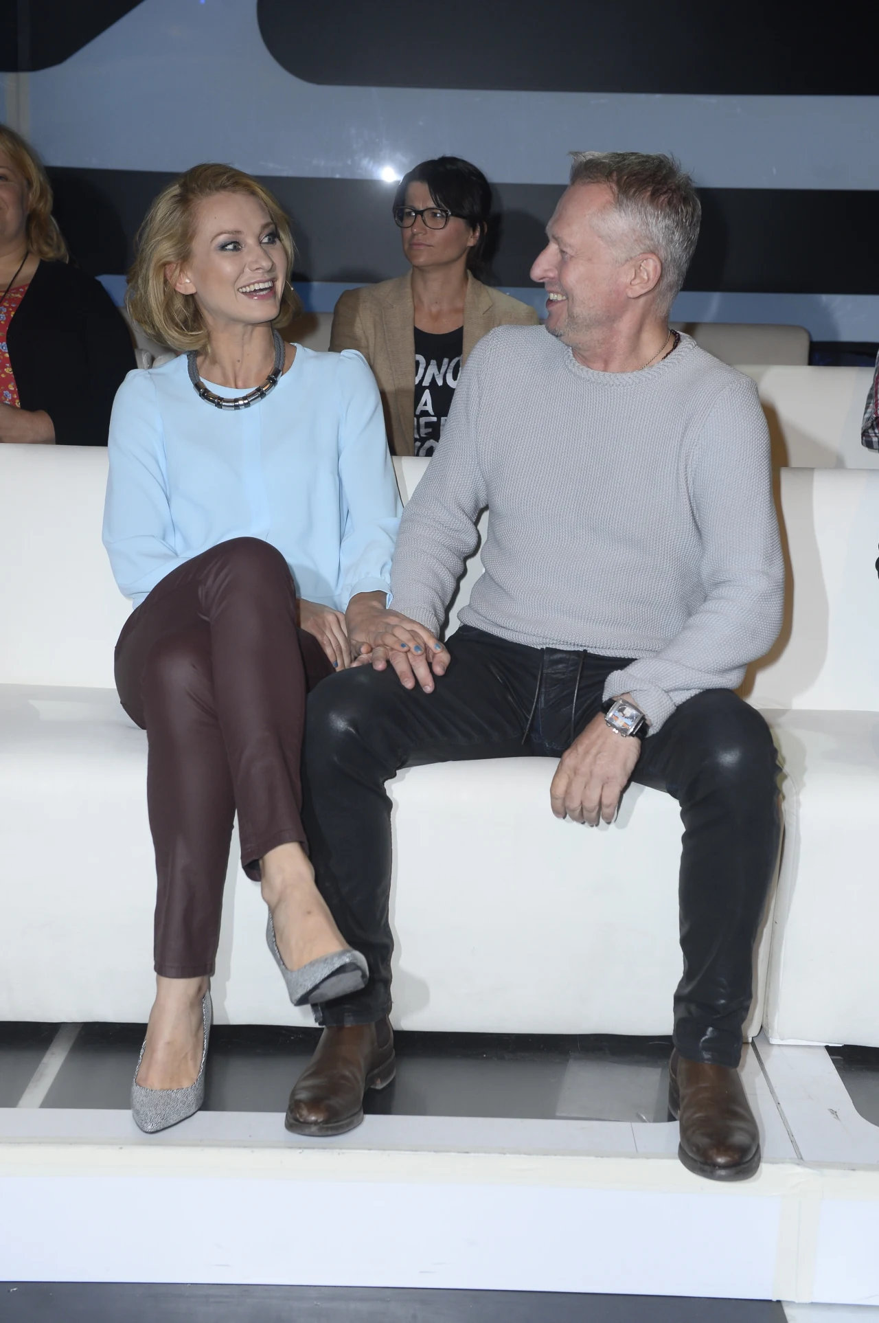 Z Joanną Moro w "Świat się kręci" Z Joanną Moro w "Świat się kręci"