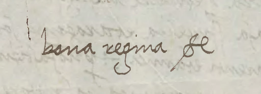 Odręczny podpis Bony Odręczny podpis Bony