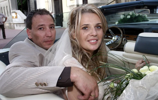 Jacek Olszewski i Agata Mróz w dniu ślubu Jacek Olszewski i Agata Mróz w dniu ślubu