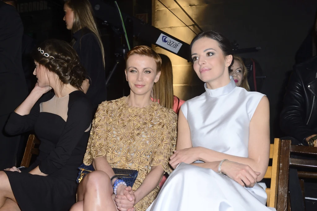Anna Wendzikowska na imprezie. Na zdj. z Katarzyną Zielińską Anna Wendzikowska na imprezie. Na zdj. z Katarzyną Zielińską