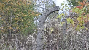 Ogrodzenie na krańcach podrzeszowskiej Boguchwały