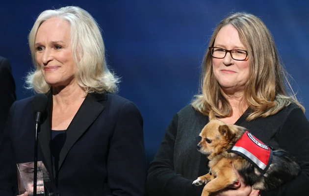 Glenn Close z siostrą Glenn Close z siostrą