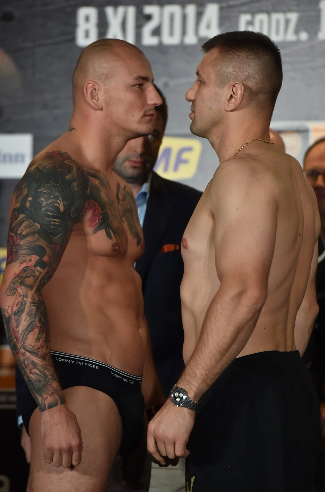 Tomasz Adamek (P) i Artur Szpilka 