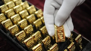 Sztabki złota (zdjęcie ilustracyjne)