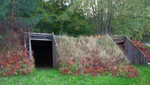 Krzywopłoty - "Legionowe Termopile". Ziemianki na miejscu bitwy Legionów Polskich z armią rosyjską w listopadzie 1914 r.