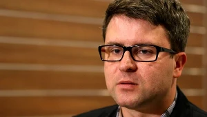 Prezes PZHL-u Dawid Chwałka.