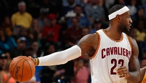 LeBron James w wielkiej formie.