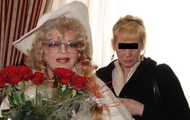 Violetta Villas z opiekunką Elżbietą B. Violetta Villas z opiekunką Elżbietą B.