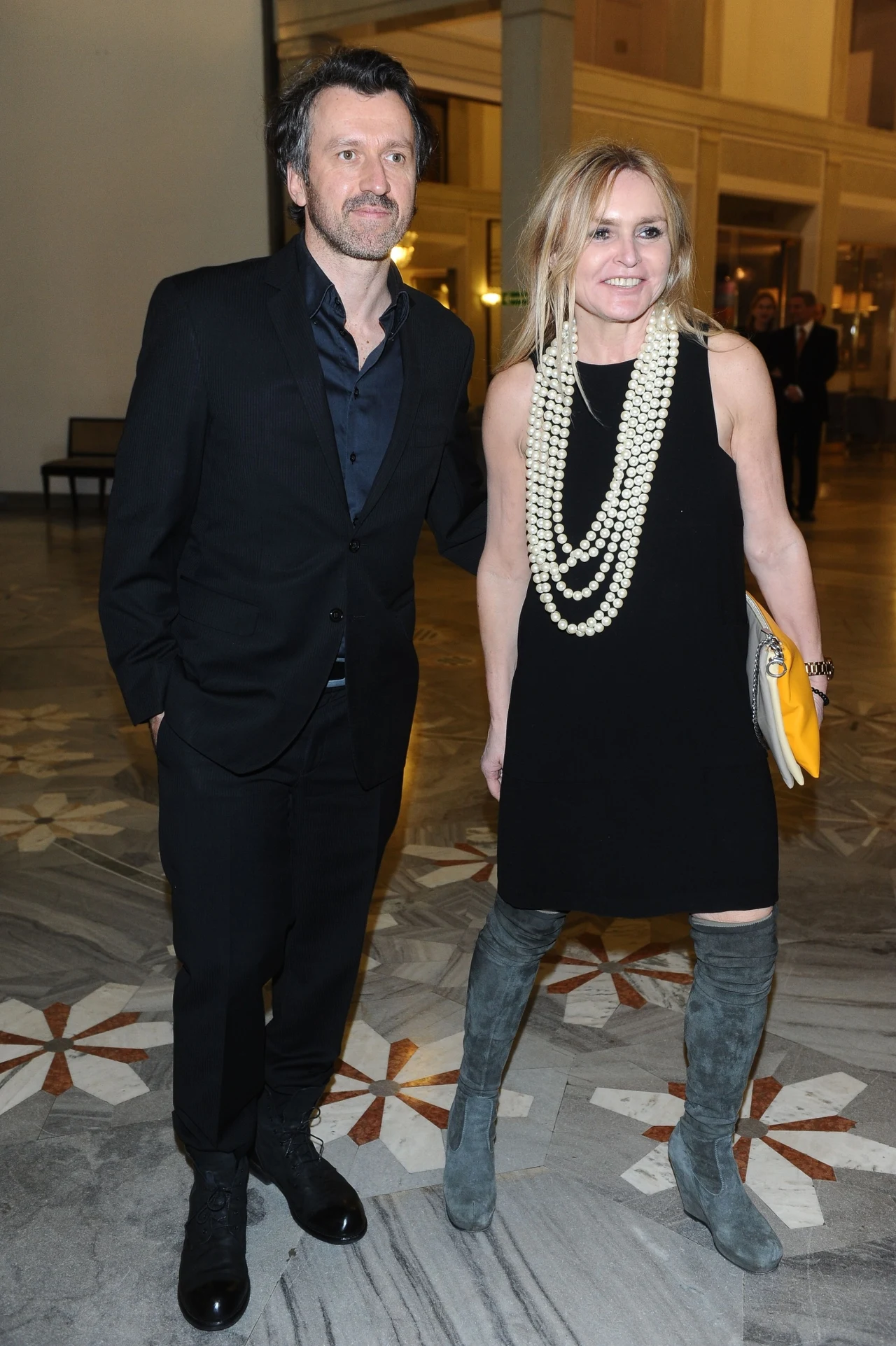 Monika Olejnik z partnerem Monika Olejnik z partnerem