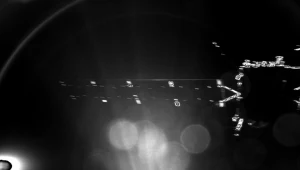 Zdjęcie wykonane na chwilę po odzieleniu Philae od Rosetty