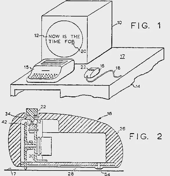 Tak wyglądał patent złożony w 1967 roku - genialny w swojej prostocie                Fot. SRI International