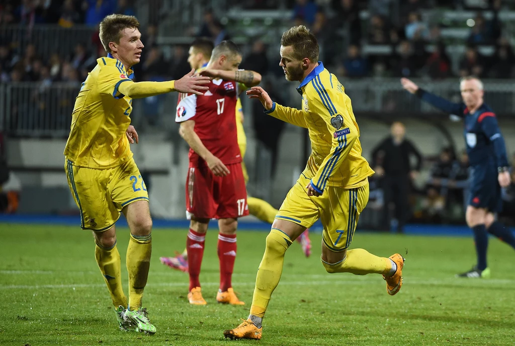 Andrij Jarmolenko (z prawej) miał swój dzień