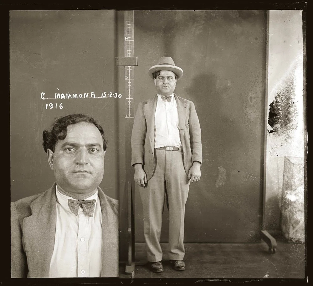 Giuseppe Mammone, 15 lutego 1930 roku. Aresztowany po pijackiej awanturze