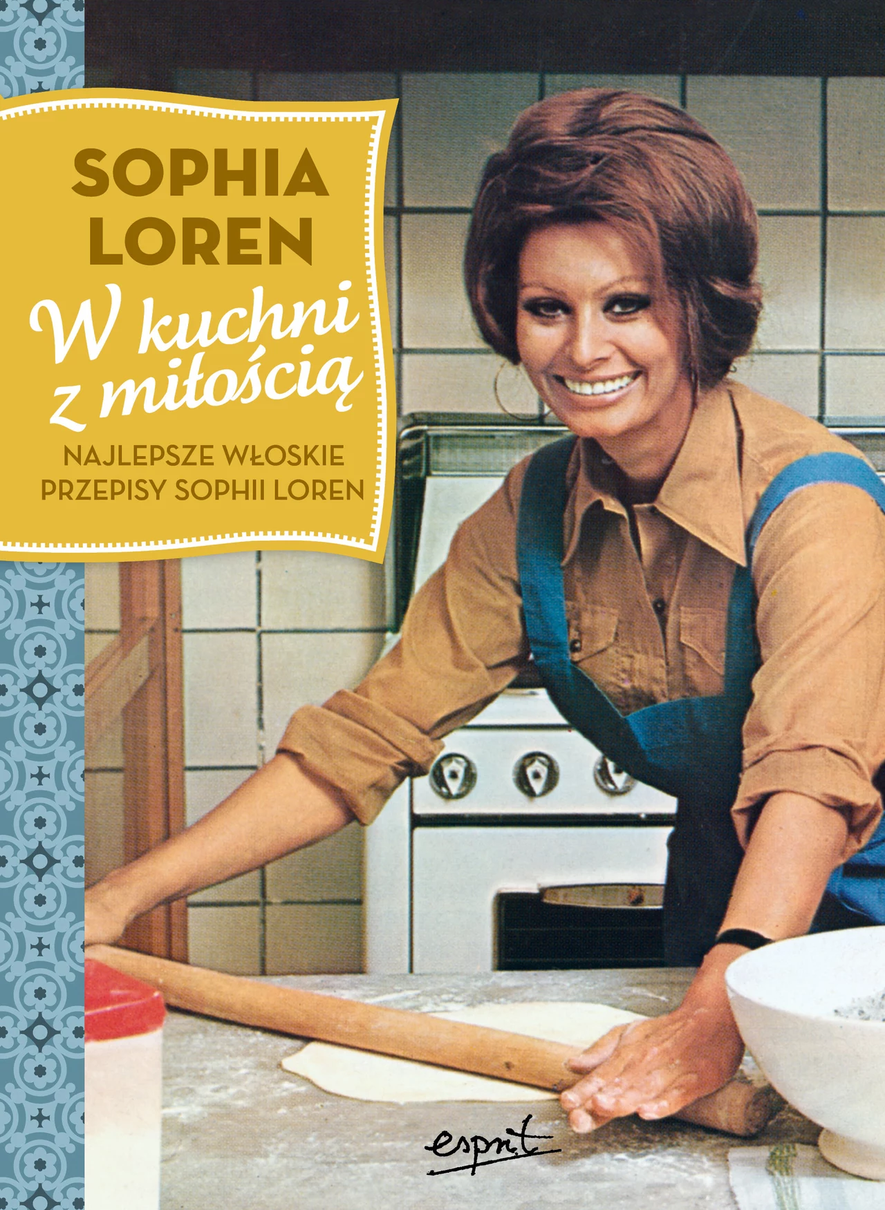 Okładka książki "W kuchni z miością. Najlepsze włoskie przepisy Sophii Loren"