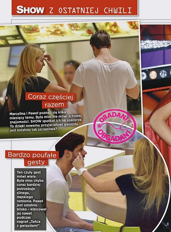 Marcelina z nowym przyjacielem! /Źródło: Show nr 23 (167) 17 listopada 2014 r./ Marcelina z nowym przyjacielem! /Źródło: Show nr 23 (167) 17 listopada 2014 r./