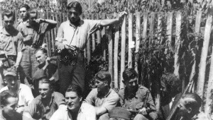 Akcja "Burza", 1944; n/z oddział AK Jędrusie podczas odpoczynku