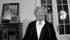 Jadwiga Piłsudska-Jaraczewska w Muzeum Marszałka Józefa Piłsudskiego w Sulejówku 