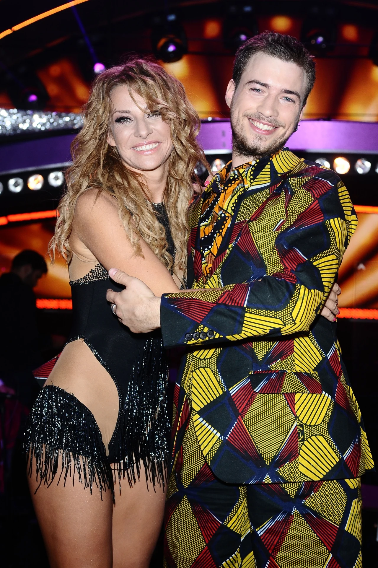 Jan Mela z partnerką taneczną Jan Mela z partnerką taneczną