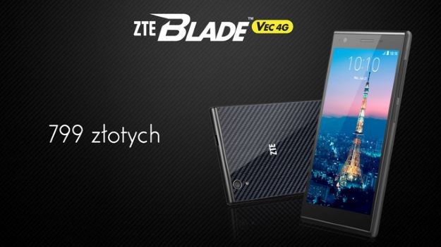 ZTE Blade VEC 4G ma kosztować w Polsce 799 zł