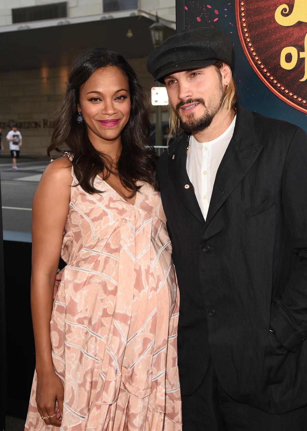 Zoe Saldana z mężem
