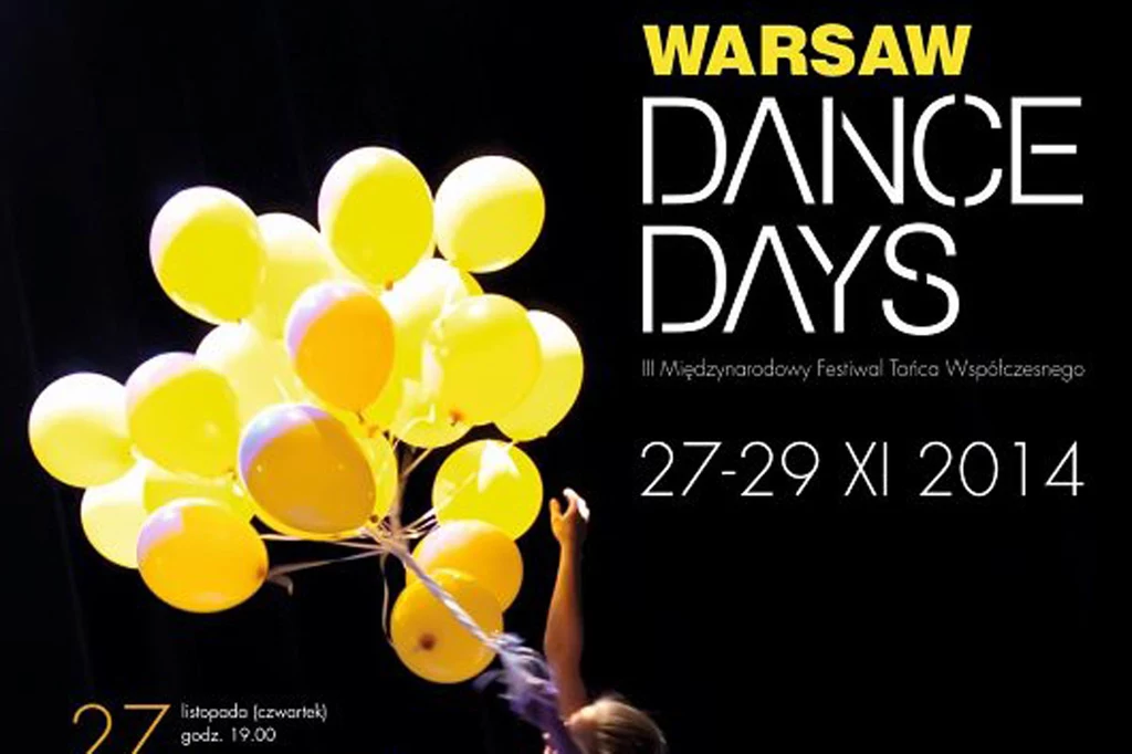 „Warsaw Dance Days. Międzynarodowy Festiwal Tańca Współczesnego” odbędzie się już po raz trzeci w dniach 27-29 listopada