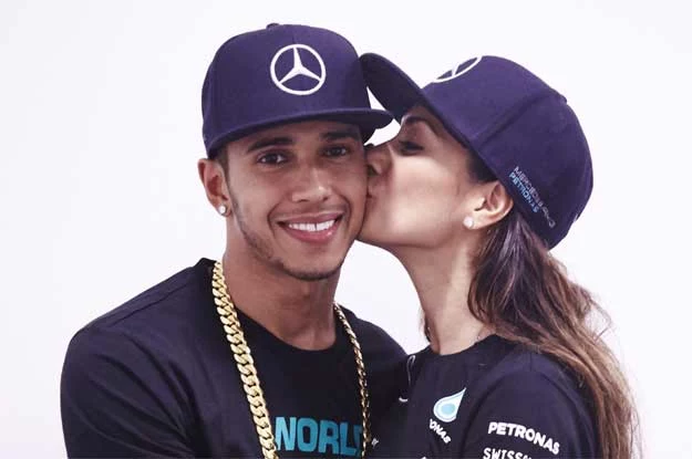 Lewis Hamilton i jego partnerka