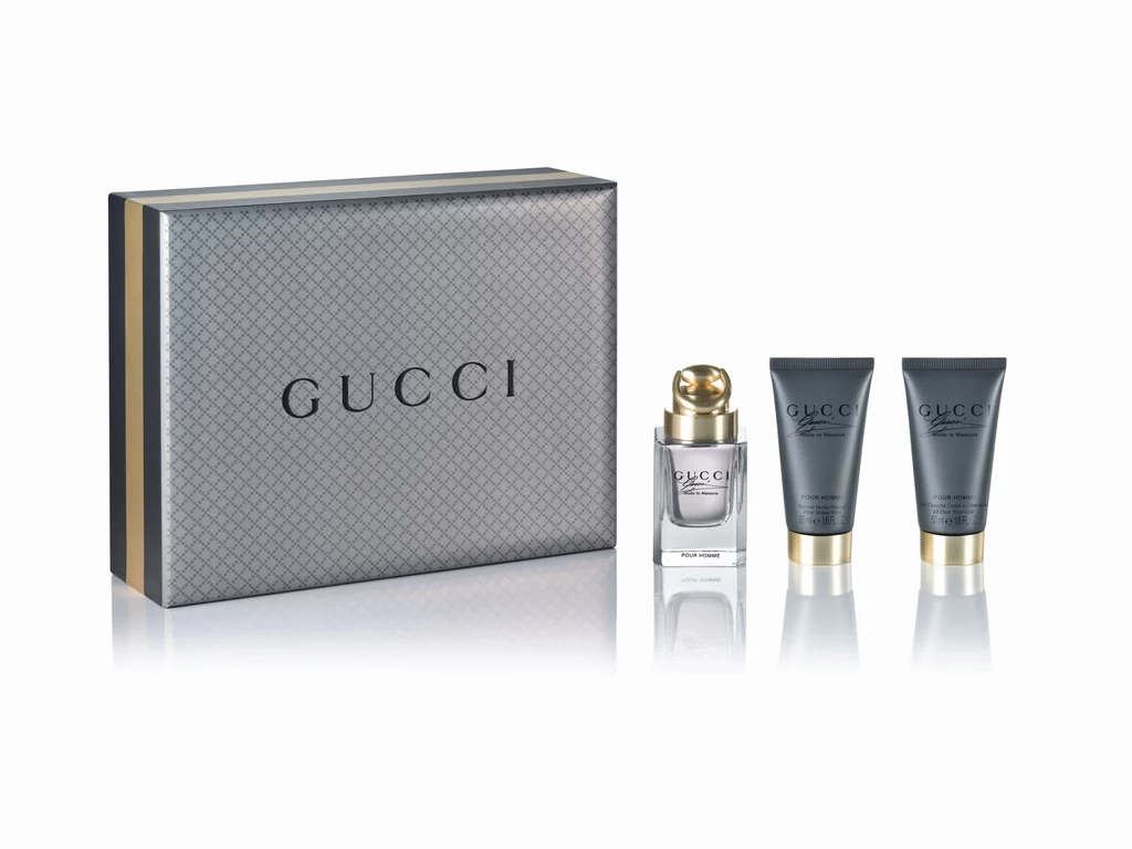 GUCCI Made To Measure Woda Toaletowa 50 ml + Balsam po goleniu 50 ml + Żel pod prysznic 50 ml. Cena 295 zł. GUCCI Made To Measure Woda Toaletowa 50 ml + Balsam po goleniu 50 ml + Żel pod prysznic 50 ml. Cena 295 zł.