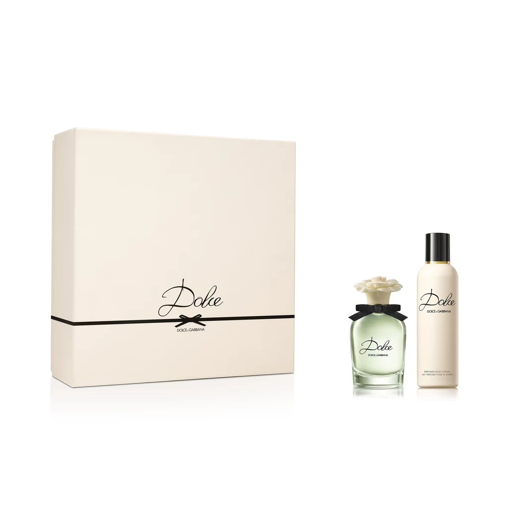 DOLCE GABBANA Dolce - Woda Perfumowania 50 ml + Balsam do ciała 100 ml. Cena: 359 zł. DOLCE GABBANA Dolce - Woda Perfumowania 50 ml + Balsam do ciała 100 ml. Cena: 359 zł.
