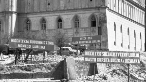 Zamek w Lublinie w roku 1954