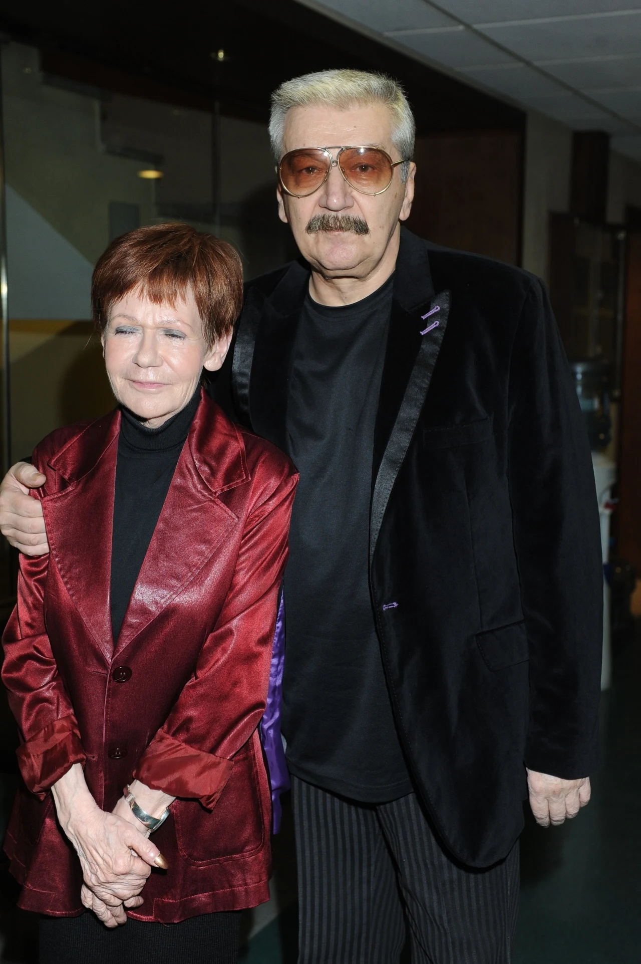 Maria Czubaszek z mężem Wojciechem Karolakiem Maria Czubaszek z mężem Wojciechem Karolakiem