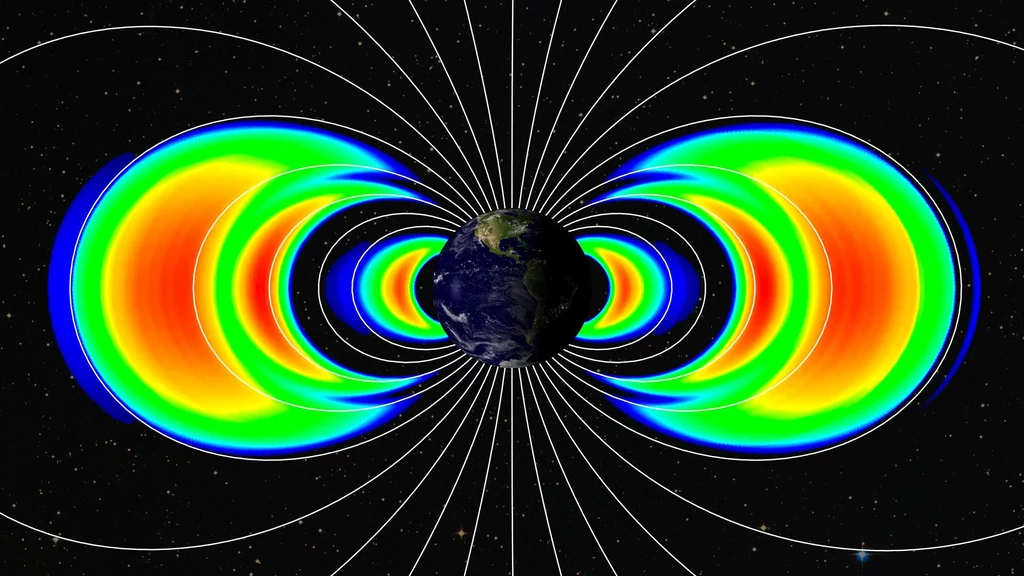 Pasy Van Allena odkryto w 1958 r., a od 2012 r. dwa satelity NASA stale je badają w ramach projektu Van Allen Probes. Fot. JHUAPL/LASP