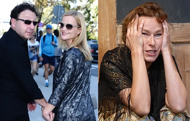 Monika ze Zbyszkiem i Ola Justa