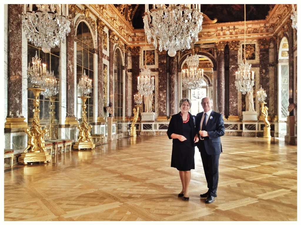 Dr Irena Eris i Henryk Orfinger
