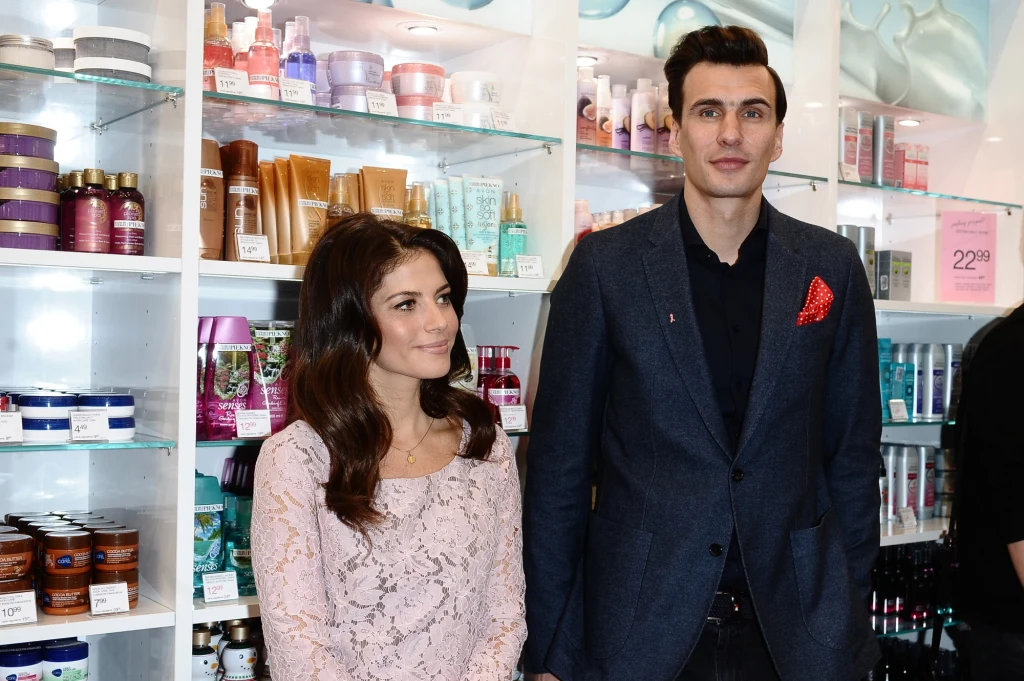 Jarosław Bieniuk i Weronika Rosati