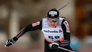 Justyna Kowalczyk przed rokiem w Davos