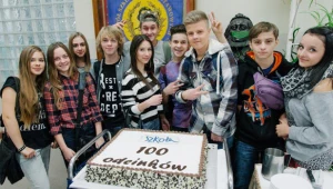 Nagranie 100. odcinka "Szkoły" 