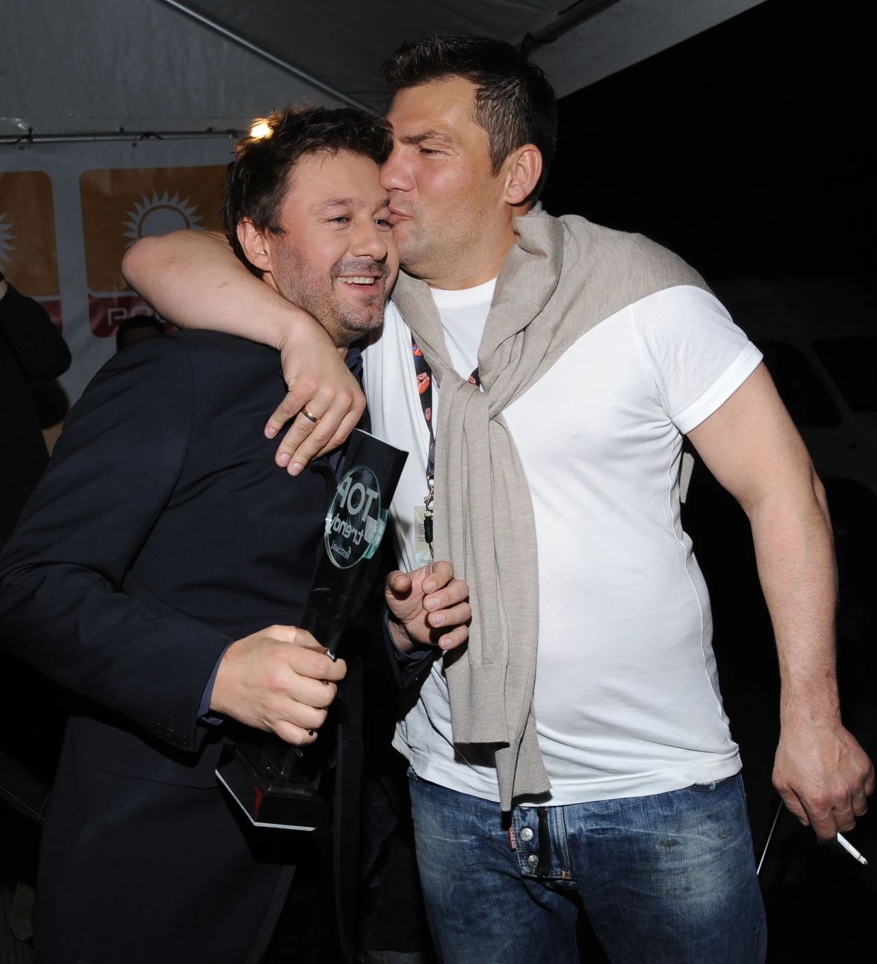 Dariusz Michalczewski jest twarzą kampanii przeciw homofobii. Na zdjęciu z Piaskiem Dariusz Michalczewski jest twarzą kampanii przeciw homofobii. Na zdjęciu z Piaskiem