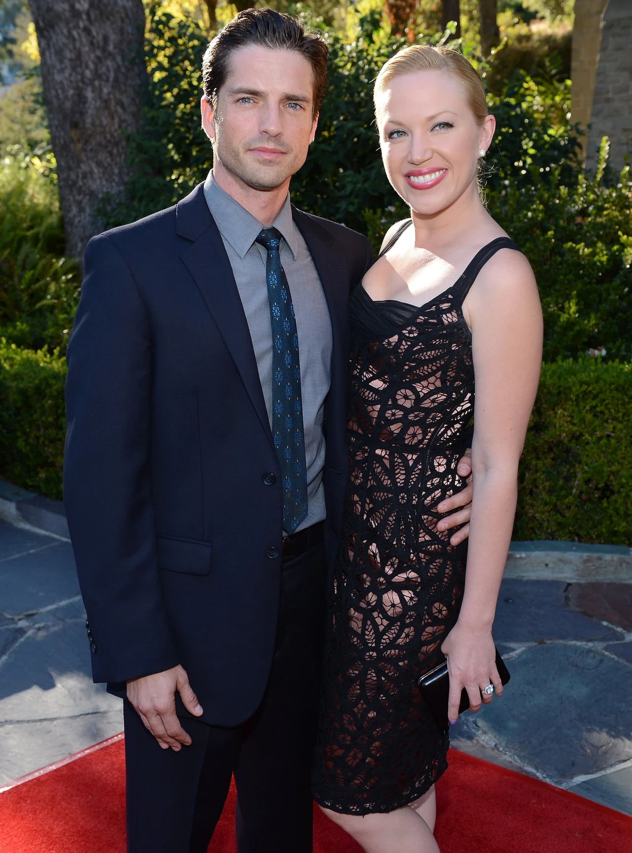 Adrienne Frantz z mężem Adrienne Frantz z mężem