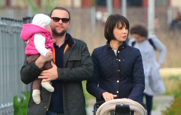 Dorota Gardias z partnerem i córką Dorota Gardias z partnerem i córką